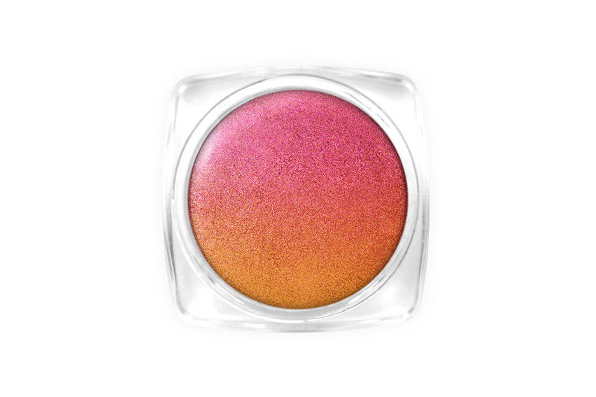 Pigment pentru unghii 5D Galaxy Cat Eye Powder - Gold-rose - imagine 2