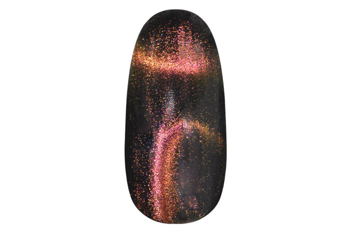 Pigment pentru unghii 5D Galaxy Cat Eye Powder - Gold-rose