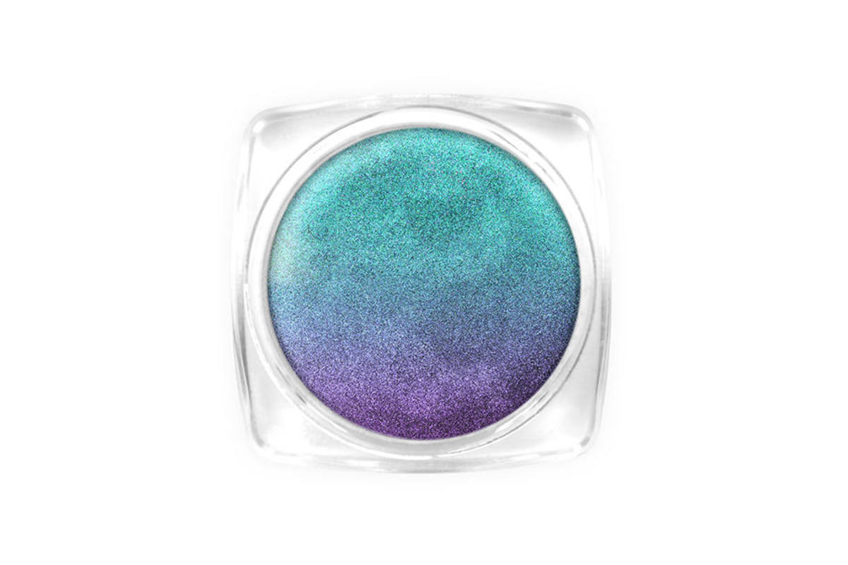 Pigment pentru unghii 5D Galaxy Cat Eye Powder - Purple-green - imagine 2